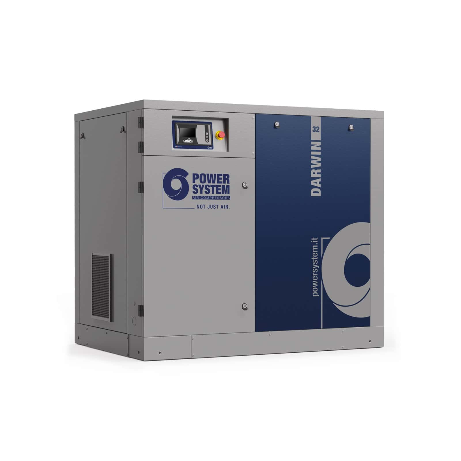 DARWIN-E 32-15 Compressore a vite con trasmissione a cinghia.