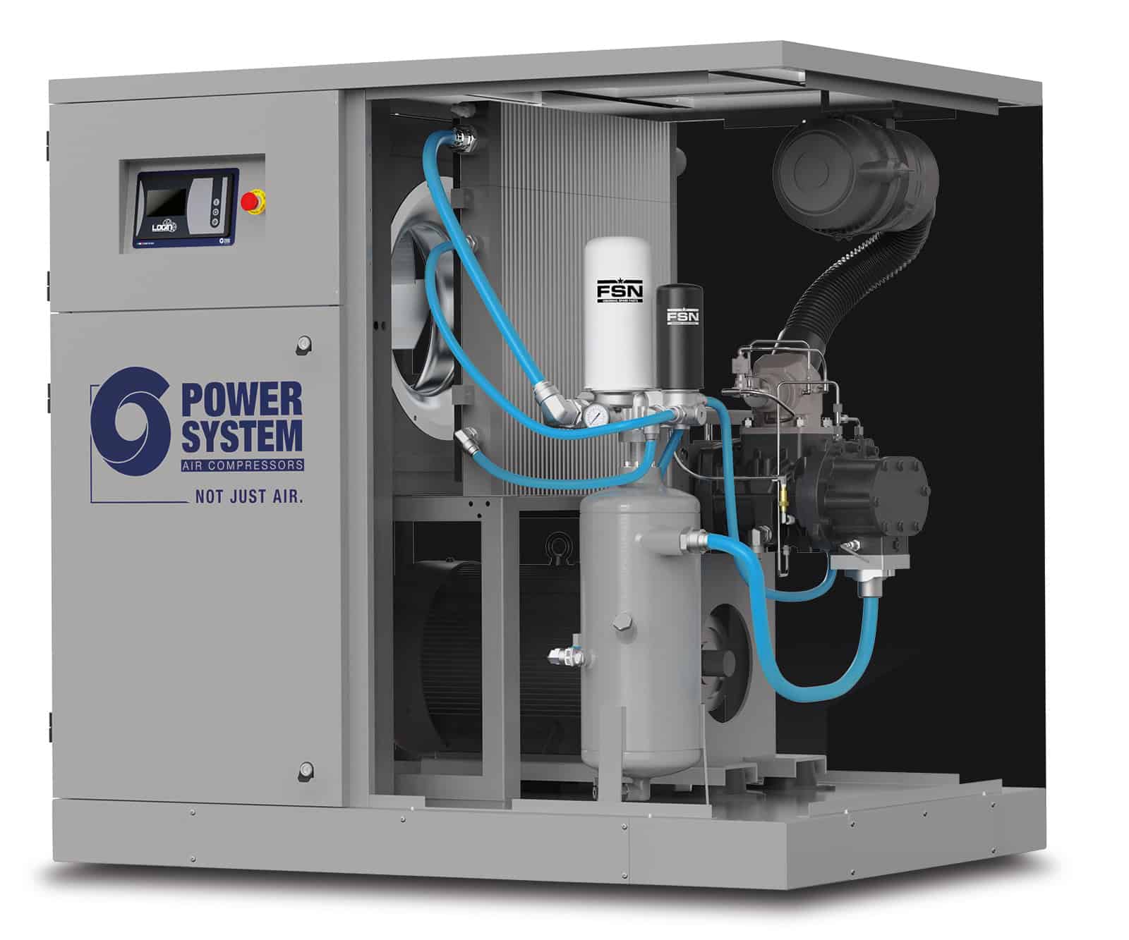 DARWIN-E 38-13 Screw compressor with belt transmission. altre applicazioni