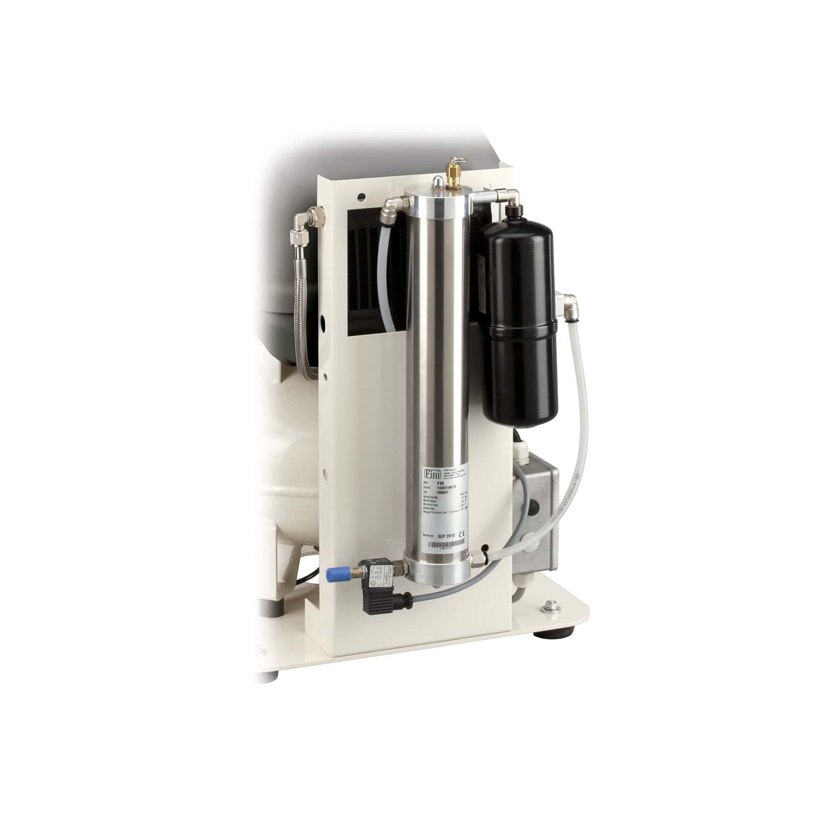 Dr.Sonic 160-24V-FM-1,5M Compressore oilless MedicAir, studiato e progettato per dentisti e laboratori. dettaglio