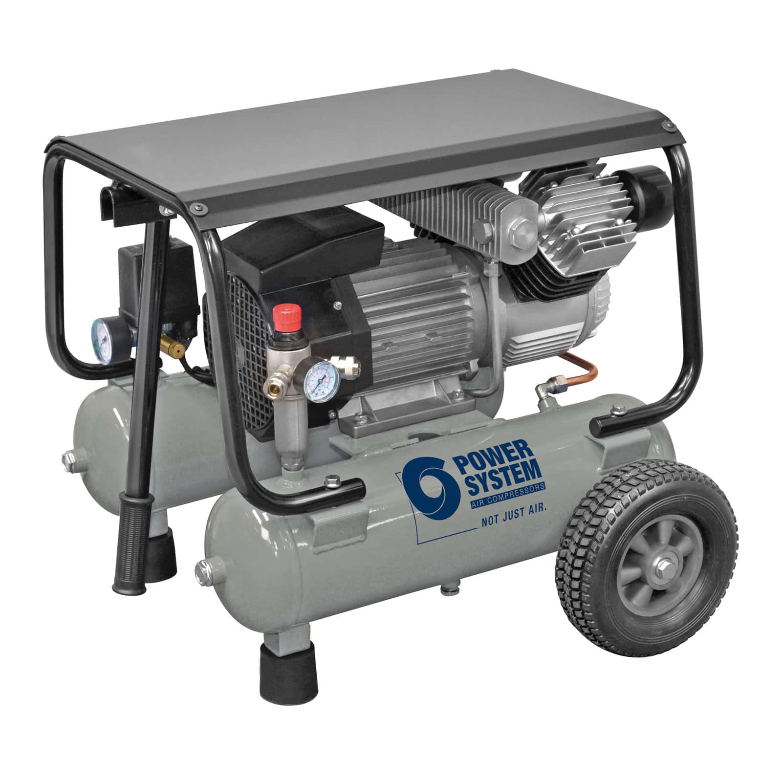 HD65DV/9+9 CM2,5 Lubricated coaxial compressor with high-efficiency 'V' pumping unit.