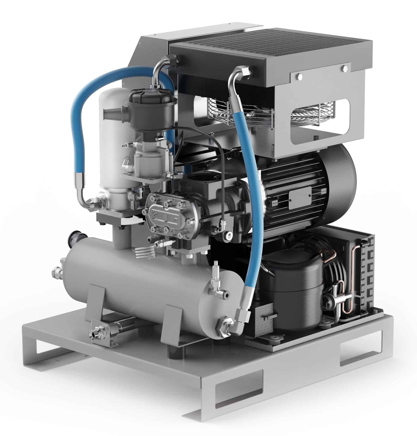 JUNIOR-E 4.0-10-200 D Compact, direct drive transmission screw compressor, complete with tank. altre applicazioni