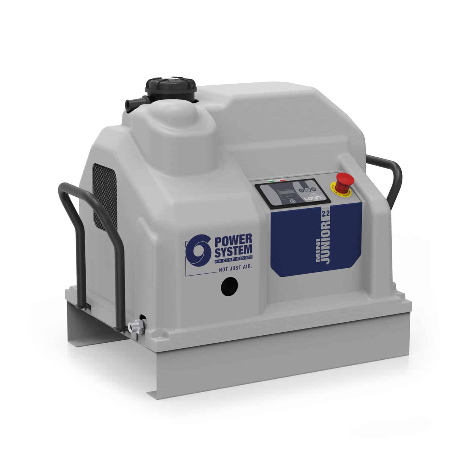 MiniJUNIOR-E 2.2-10 M The smallest and most compact direct drive transmission screw compressor.