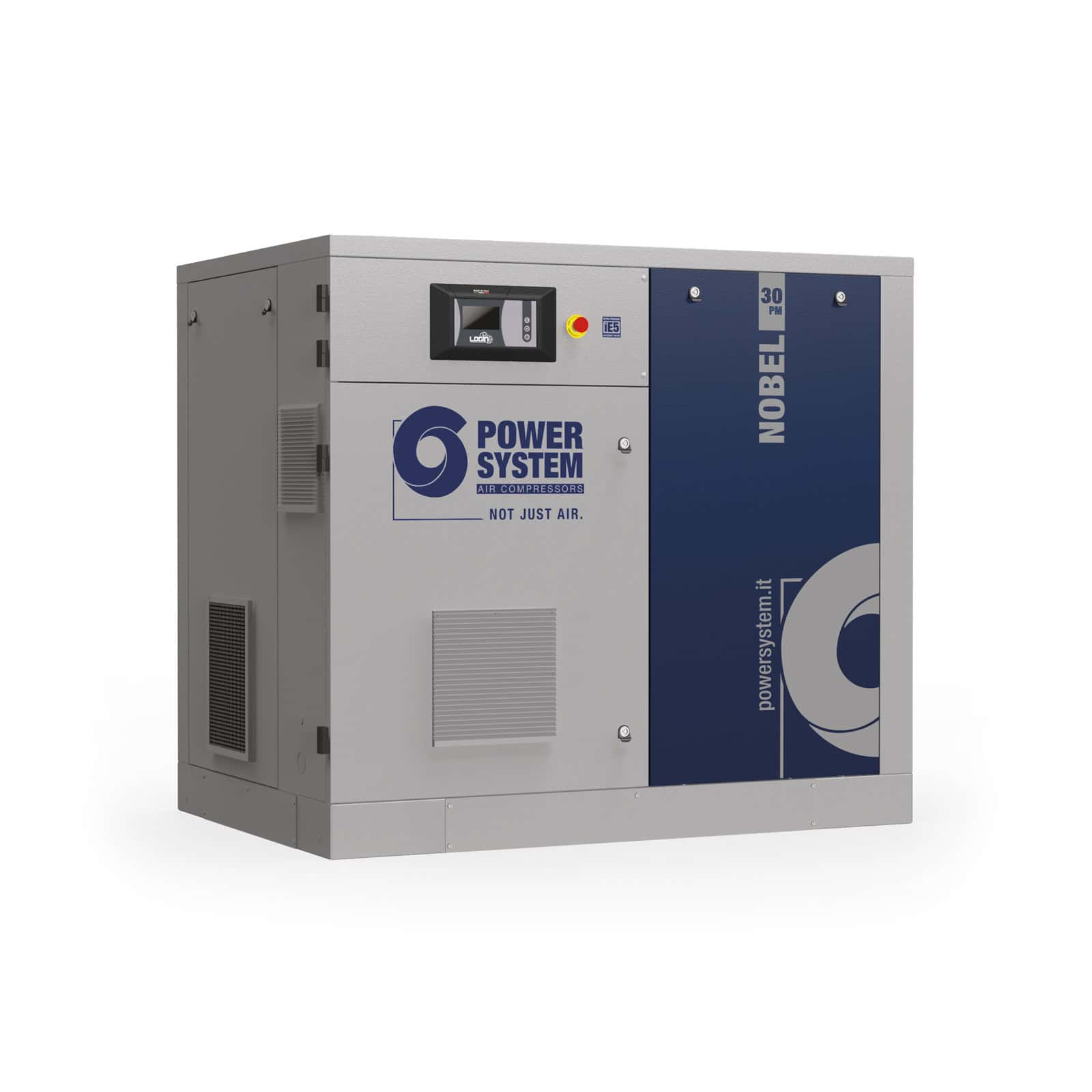 NOBEL-E 30-10 PM Compressore a vite con trasmissione diretta e motore a magneti permanenti con inverter.