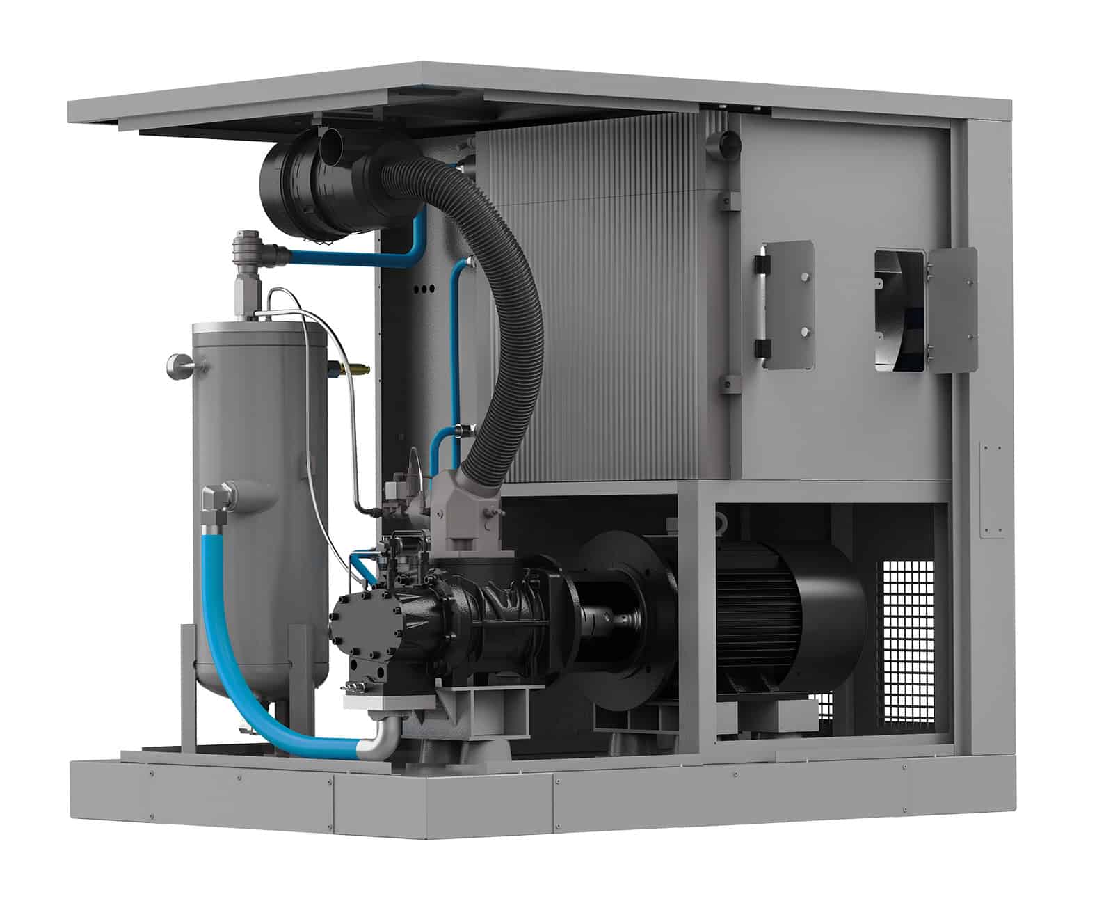NOBEL-E 30-10 PM Compressore a vite con trasmissione diretta e motore a magneti permanenti con inverter. altre applicazioni