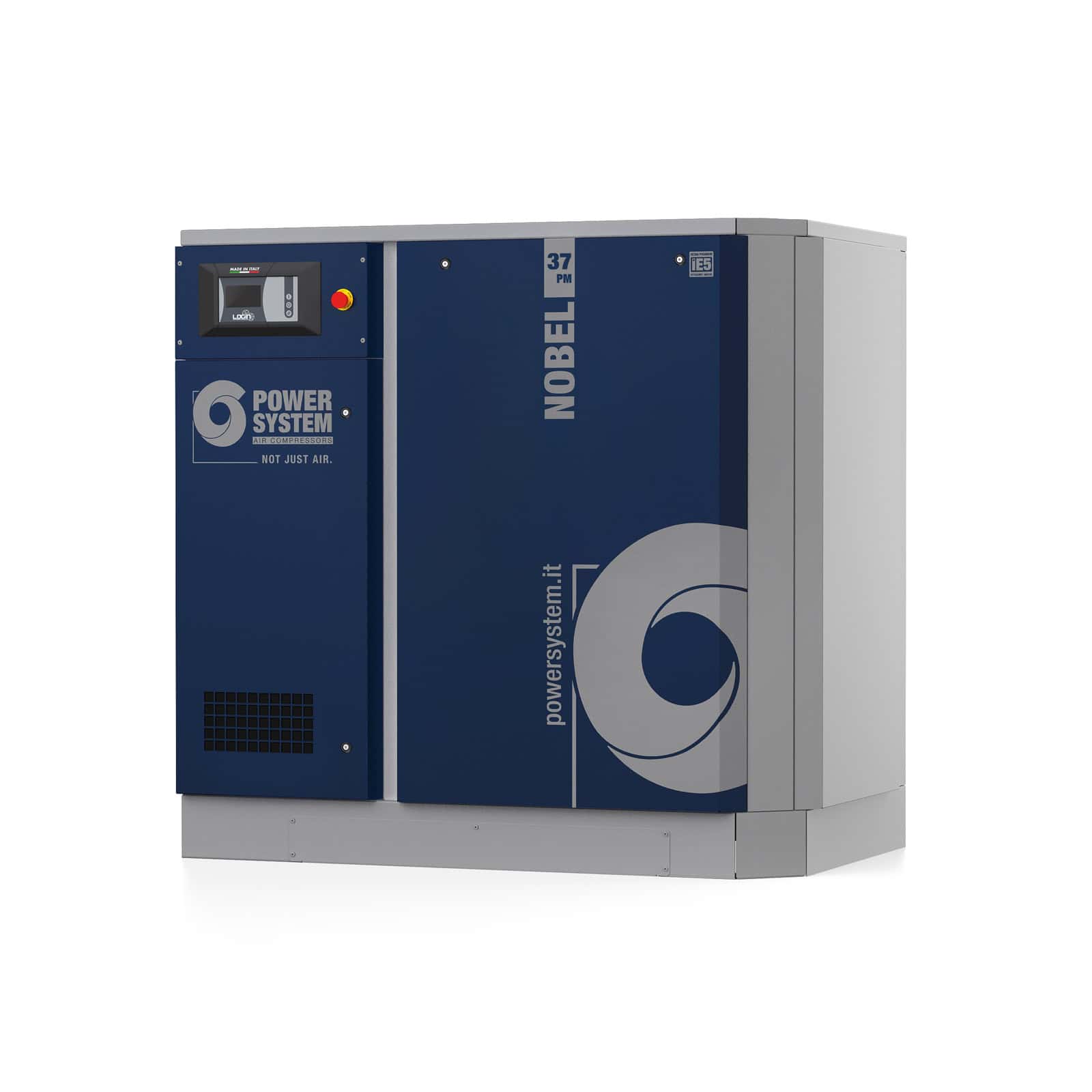 NOBEL 37-08 PM Compressore a vite con trasmissione diretta e motore a magneti permanenti con inverter.