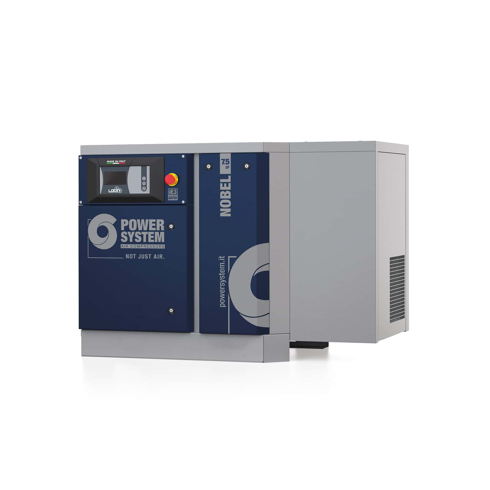 NOBEL 7.5-10 DF Compressore a vite con trasmissione diretta, completo di essiccatore.