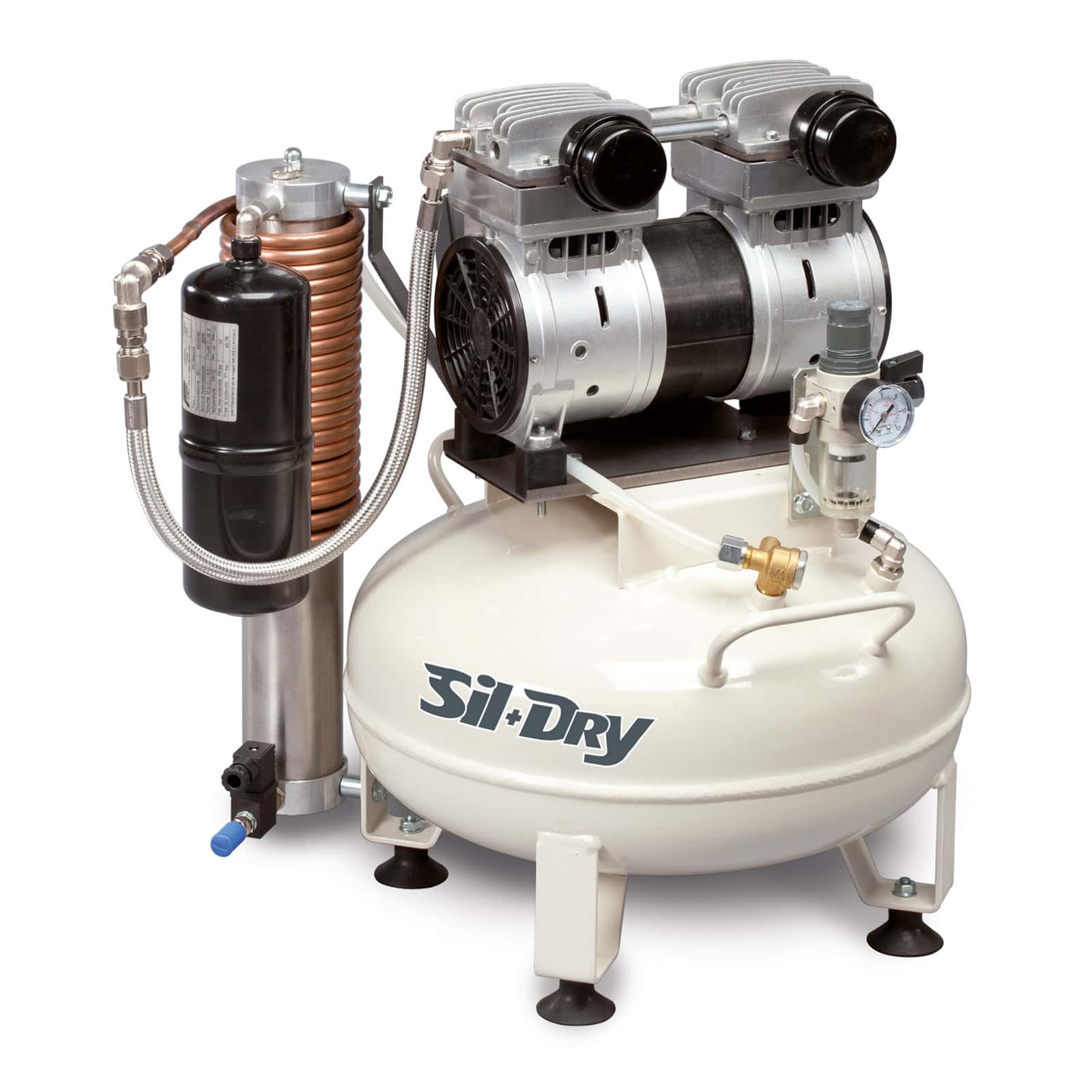 OF 750-24V-FM-1M Compressore oilless MedicAir, adatto a piccoli laboratori
  dentistici ed odontotecnici.