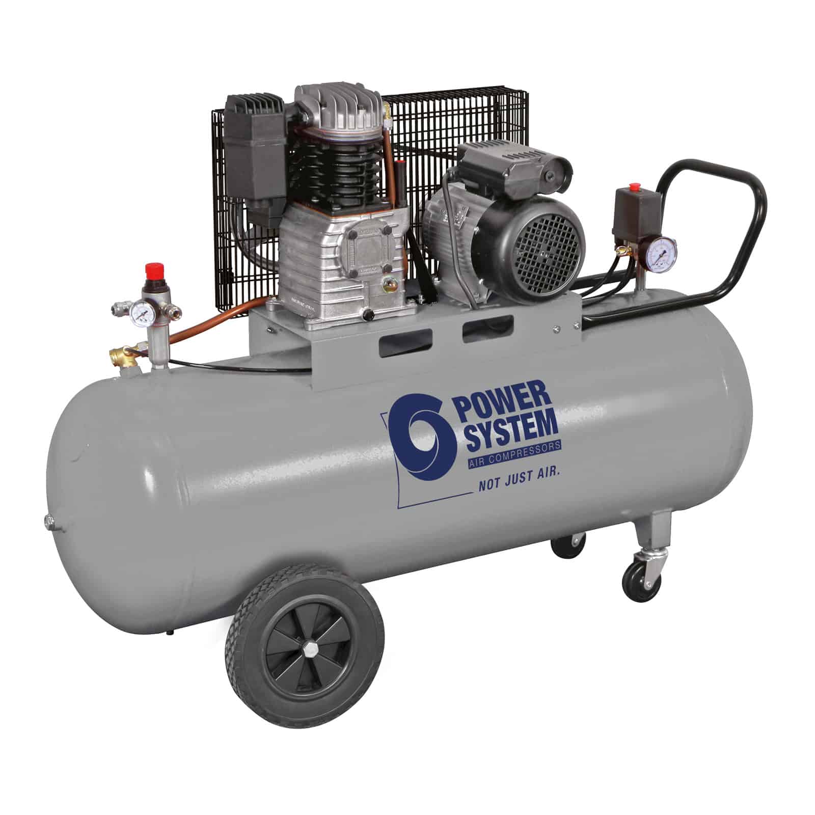 PS17/200 CM3 Professional single-stage belt driven compressor, suitable for craftsmen and small industries.