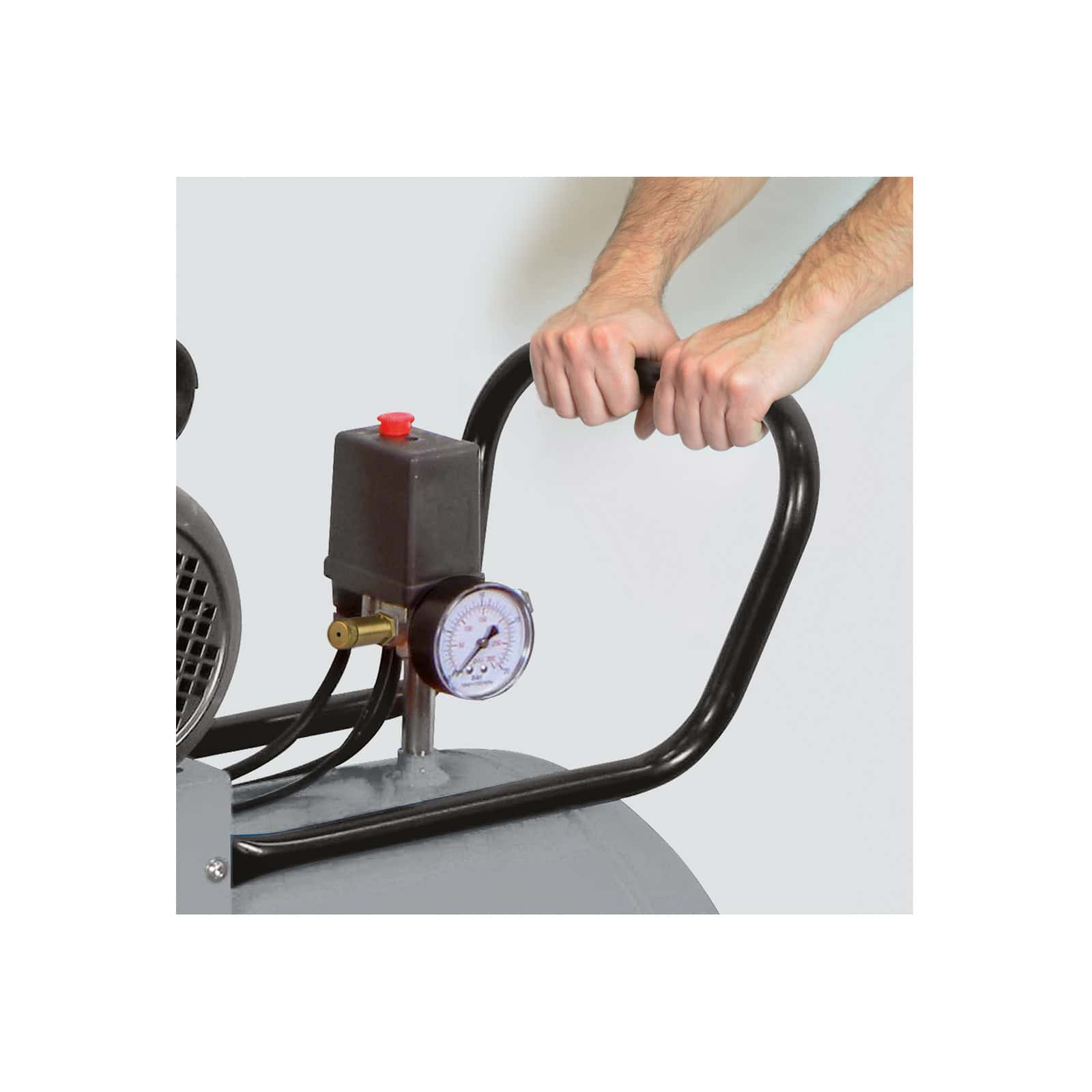 PS17/200 CM3 Professional single-stage belt driven compressor, suitable for craftsmen and small industries. dettaglio