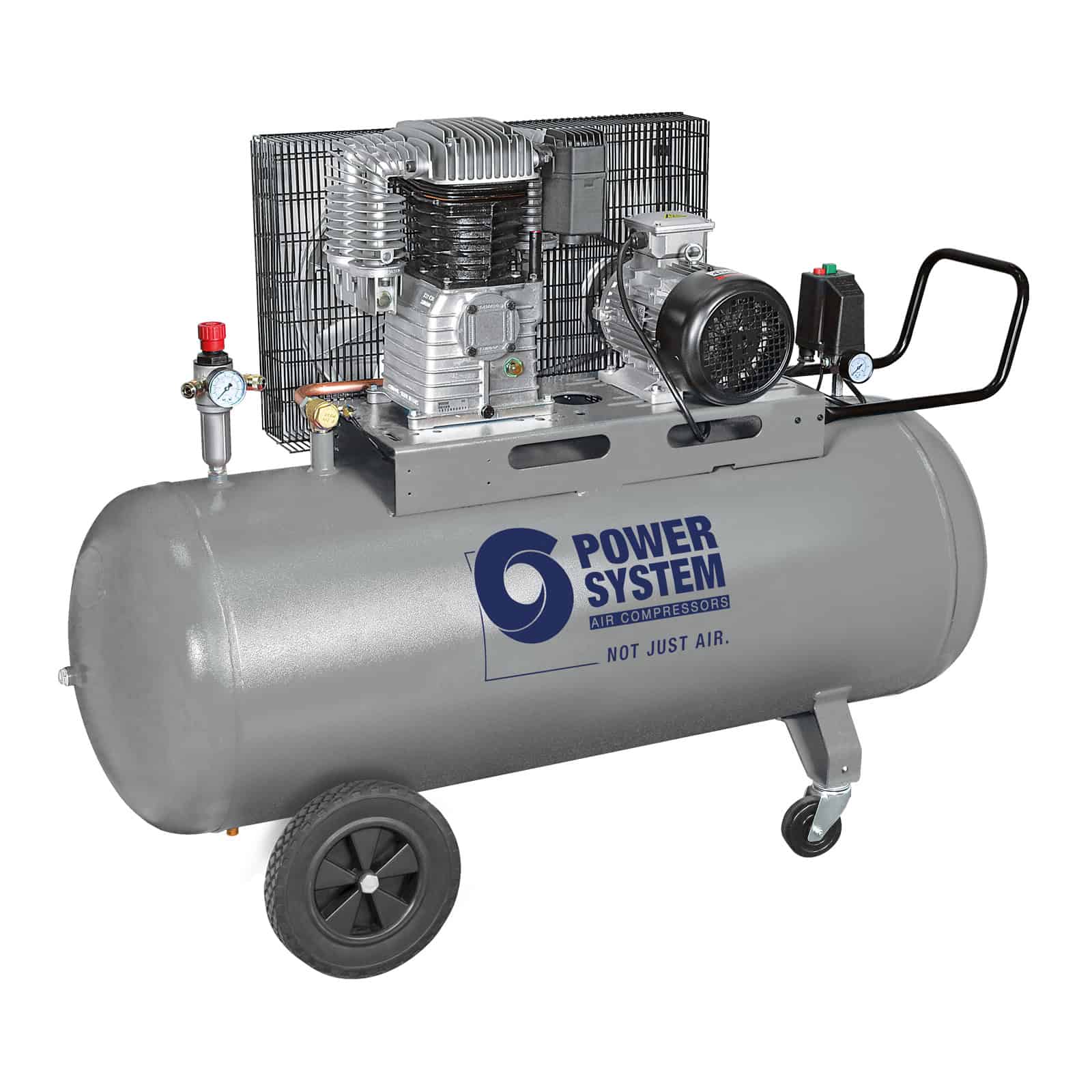 PS30/270 CT5,5 Professional two-stage belt driven compressor, ideal for heavy and continuous use.