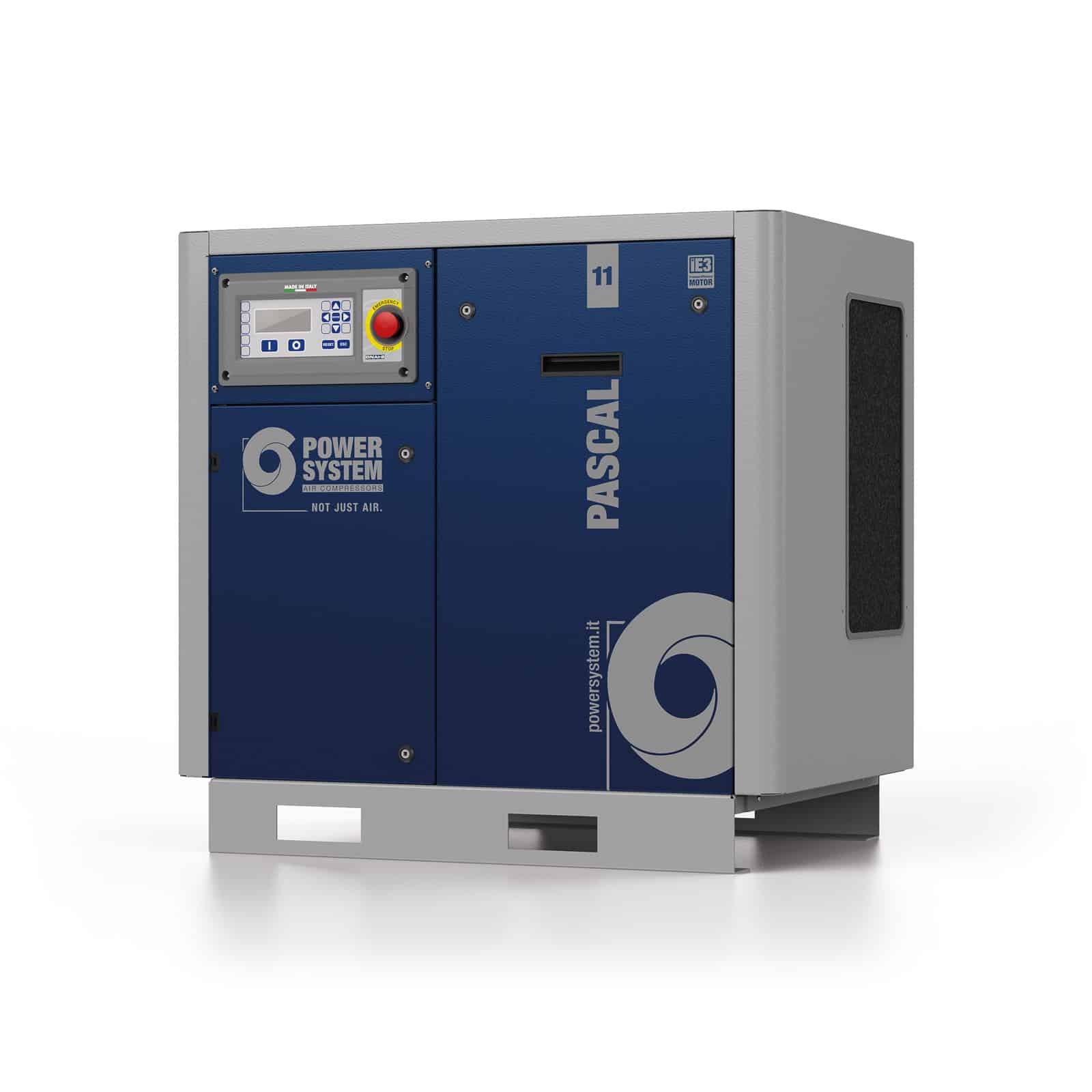 PASCAL 11-08 Compressore a vite con trasmissione a cinghia.