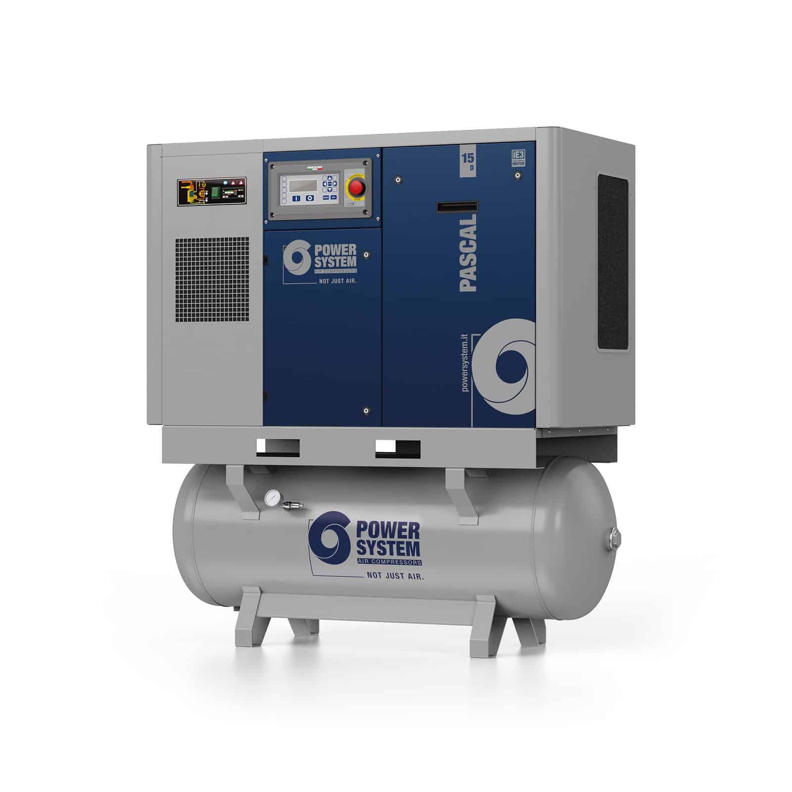 PASCAL 15-13-270 D Compressore a vite con trasmissione a cinghia.