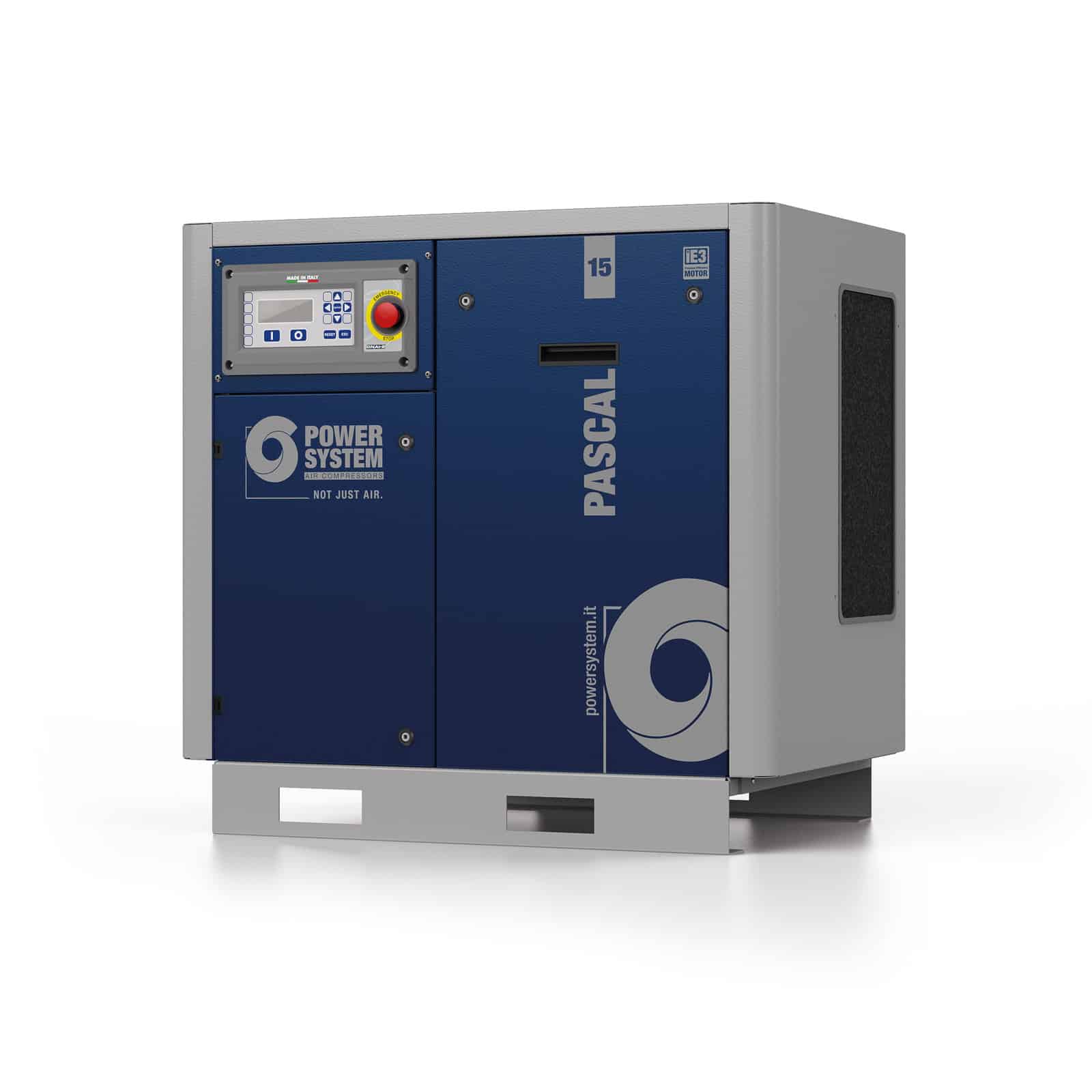 PASCAL 15-08 Compressore a vite con trasmissione a cinghia.