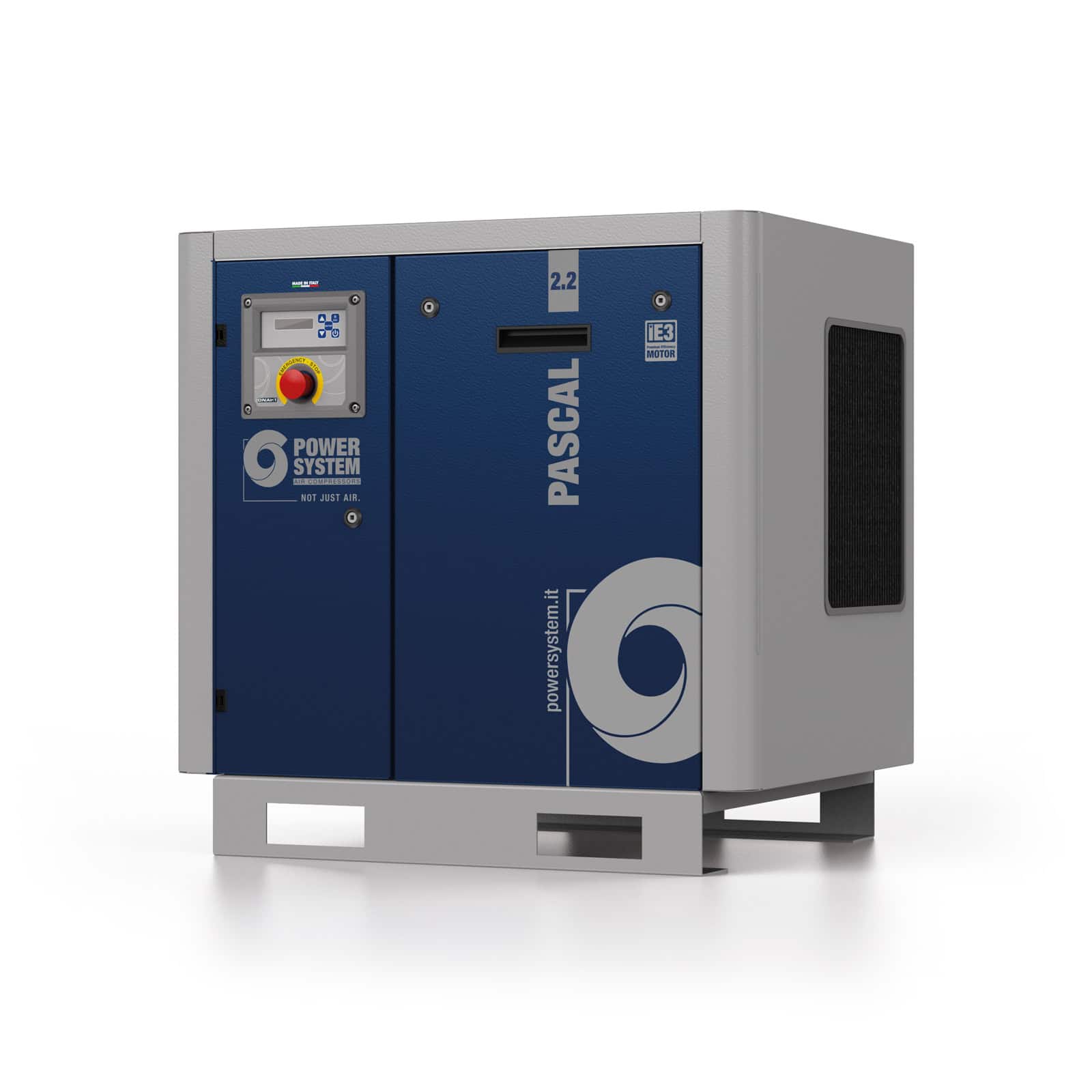 PASCAL 2.2-08 Compressore a vite con trasmissione a cinghia.