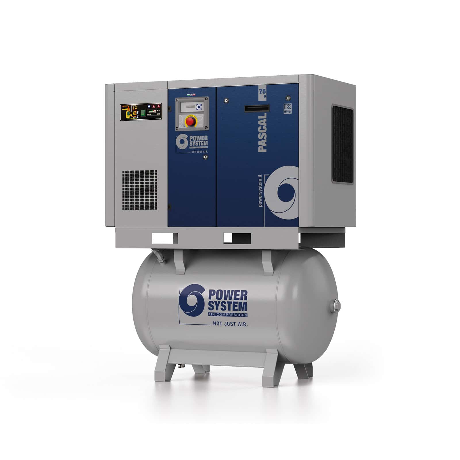 PASCAL 7.5-13-270 D Compressore a vite con trasmissione a cinghia.